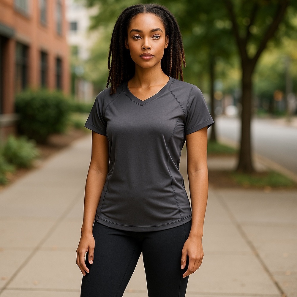 Everlast Women’s Gray Activewear T-Shirt – Size Medium – Lightweight